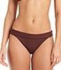 Sanctuary Refresh Rib Solid Tunnel Triangle Swim Top & Refresh Rib Solid Banded Waist Hipster Swim Bottom - Image 5