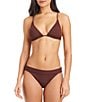 Sanctuary Refresh Rib Solid Tunnel Triangle Swim Top & Refresh Rib Solid Banded Waist Hipster Swim Bottom - Image 2