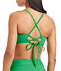 Sanctuary Refresh Rib Underwire Tie Back Bra Swim Top - Image 2