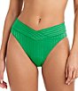 Sanctuary Refresh Rib V-Waist Hipster Swim Bottom - Image 1