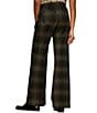 Sanctuary Relay Ponte Plaid Printed Wide Leg Pull-On Pants - Image 2