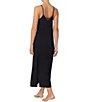 Color:Black - Image 2 - Solid Knit Sleeveless Maxi Chemise