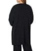 Sanctuary Solid Long Sleeve Knit Open Cardigan - Image 2