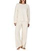 Sanctuary Solid Round Neck Long Sleeve Knit Pajama Set - Image 1