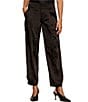 Sanctuary Sphere Satin Mid Rise Tapered Ankle Pants - Image 1