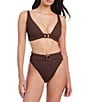 Sanctuary Stay Connected Solid Texture High Waist Swim Bottom - Image 3