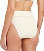 Sanctuary Stay Connected Solid Texture High Waist Swim Bottom - Image 2