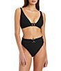 Sanctuary Stay Connected Solid Texture High Waist Swim Bottom - Image 6