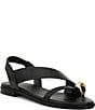 Color:Black - Image 1 - Suave Leather Thong Sandals