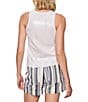 Sanctuary Summer Shine Sequin Crew Neck Sleeveless Shell Top - Image 2