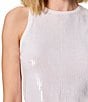 Sanctuary Summer Shine Sequin Crew Neck Sleeveless Shell Top - Image 3