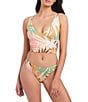 Sanctuary Summer Vibes Scoop Waist Back Cinched Hipster Swim Bottom, Color:Multi - Image 3