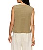Sanctuary Textured Vacation Crew Neck Sleeveless Shell Top - Image 5