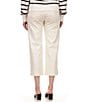 Color:French Vanilla - Image 2 - The Marine Comfort Stretch Cropped Wide Leg Jeans