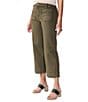 Color:Fatigue - Image 2 - The Marine Comfort Stretch Cropped Wide Leg Jeans