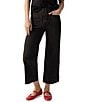 Sanctuary The Marine Comfort Stretch Cropped Wide Leg Jeans, Color:Obsidian - Image 1