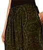 Sanctuary The Moment Volume Paisley Printed Pull-On Georgette Pant - Image 4