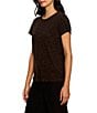 Sanctuary The Perfect Tee Leopard Printed Crew Neck Short Sleeve Top - Image 3