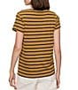 Sanctuary The Perfect Tee Striped Crew Neck Short Sleeve Top - Image 2