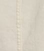 Color:Chalk - Image 3 - Tie Waist Point Collar Long Sleeve Denim Mini Dress