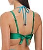 Sanctuary Twice As Nice Solid Scoop Neck Underwire Double Layer Swim Top, Color:Seaside - Image 2