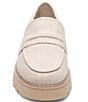 Color:Natural - Image 4 - Westside Linen Lug Sole Loafers