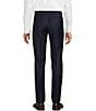 Santorelli Super 130's Bi-Stretch Wool Flat Front Solid Dress Pants - Image 2