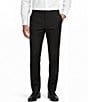Santorelli Super 130's Bi-Stretch Wool Flat Front Solid Dress Pants - Image 5