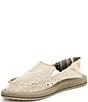 Color:Natural - Image 4 - Donna Hemp 2 Tone Slip-On Loafers