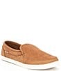 Color:Tobacco Brown - Image 1 - Pair O Dice Leather Slip-On Shoes