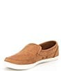 Color:Tobacco Brown - Image 4 - Pair O Dice Leather Slip-On Shoes