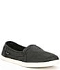 Color:Black - Image 1 - Pair O Dice Canvas Slip-On Shoes