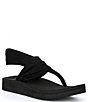 Color:Black - Image 1 - Sling ST Midform Thong Sandals