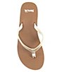Color:Champagne - Image 5 - Women's Yoga Joy Shimmer Metallic Flip Flops