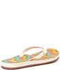 Color:Rainbow - Image 2 - Yoga Joy Rainbow Thong Sandals