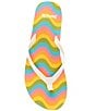 Color:Rainbow - Image 5 - Yoga Joy Rainbow Thong Sandals