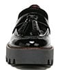 Color:Black - Image 6 - Sarto by Franco Sarto Balinna Crinkle Patent Platform Tassel Loafers