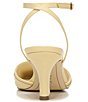 Color:Butter - Image 3 - Sarto by Franco Sarto Daisy Woven Leather Ankle Strap Pumps