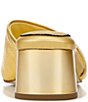 Color:Gold - Image 3 - Sarto by Franco Sarto Dream Leather Square Toe Slides
