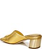Color:Gold - Image 4 - Sarto by Franco Sarto Dream Leather Square Toe Slides