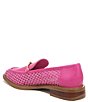 Color:Shocking Pink - Image 4 - Sarto by Franco Sarto Eda 5 Leather Woven Loafers
