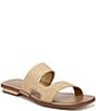 Color:Natural Beige Raffia - Image 1 - Sarto by Franco Sarto Emily Raffia Slide Sandals