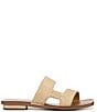 Color:Natural Beige Raffia - Image 2 - Sarto by Franco Sarto Emily Raffia Slide Sandals