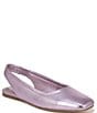 Color:Light Metallic Pink - Image 1 - Sarto by Franco Sarto Flexa Antona Leather Ballet Slingback Flats