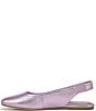 Color:Light Metallic Pink - Image 5 - Sarto by Franco Sarto Flexa Antona Leather Ballet Slingback Flats