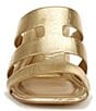 Color:Gold - Image 6 - Sarto by Franco Sarto Flexa Carly Slide Metallic Sandals