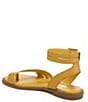 Color:Sunset Yellow - Image 4 - Sarto by Franco Sarto Greene Leather Toe Loop Ankle Strap Sandals