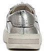 Color:Silver - Image 3 - Sarto by Franco Sarto Issake Metallic Leather Platform Slip-On Sneakers