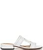 Color:White - Image 2 - Sarto by Franco Sarto Marina Leather Slide Sandals