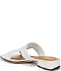 Color:White - Image 4 - Sarto by Franco Sarto Marina Leather Slide Sandals